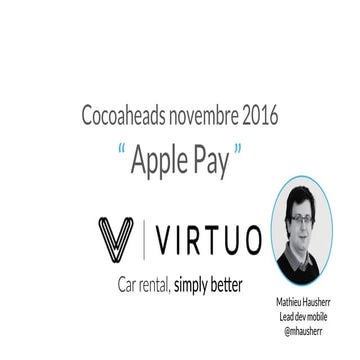 Un retour d'expérience sur Apple Pay