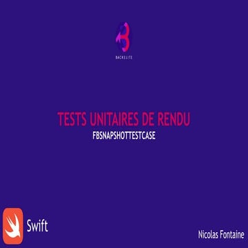 Rendering unit tests par Nicolas Fontaine