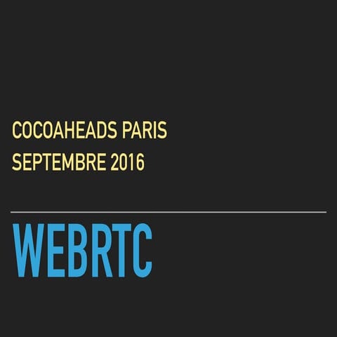 Introduction to WebRTC on iOS