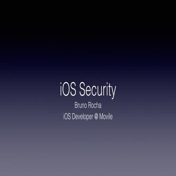 iOS Security