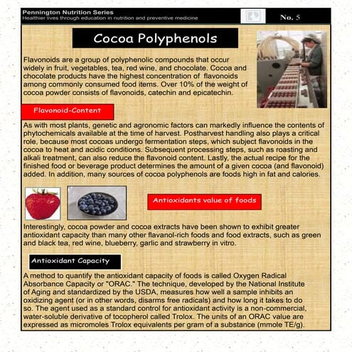 Health benefits of cocoa polyphenols