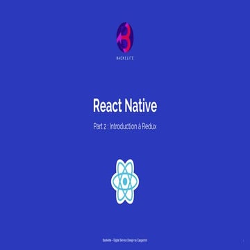 Cocoheads   react native + redux par Nicolas Fontaine