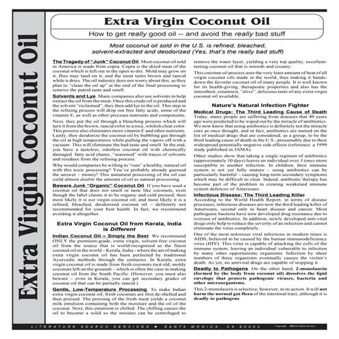 Coconut oil