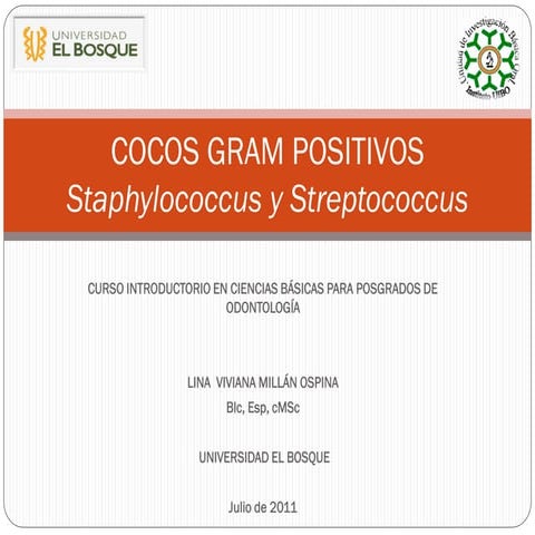 Cocos gram positivos curso básico