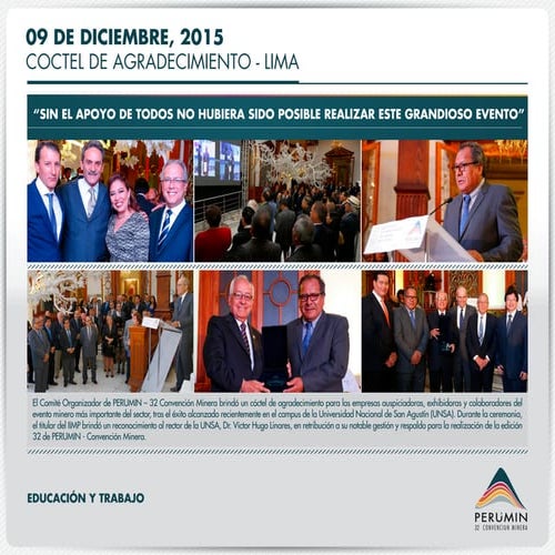 Cóctel de Agradecimiento - Lima