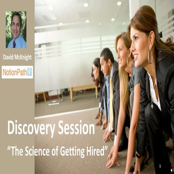 Discovery Session:  Five Step Strategy Executives and Senior Professionals Us...