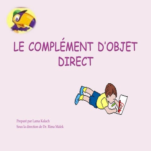 Le COD | PPTX