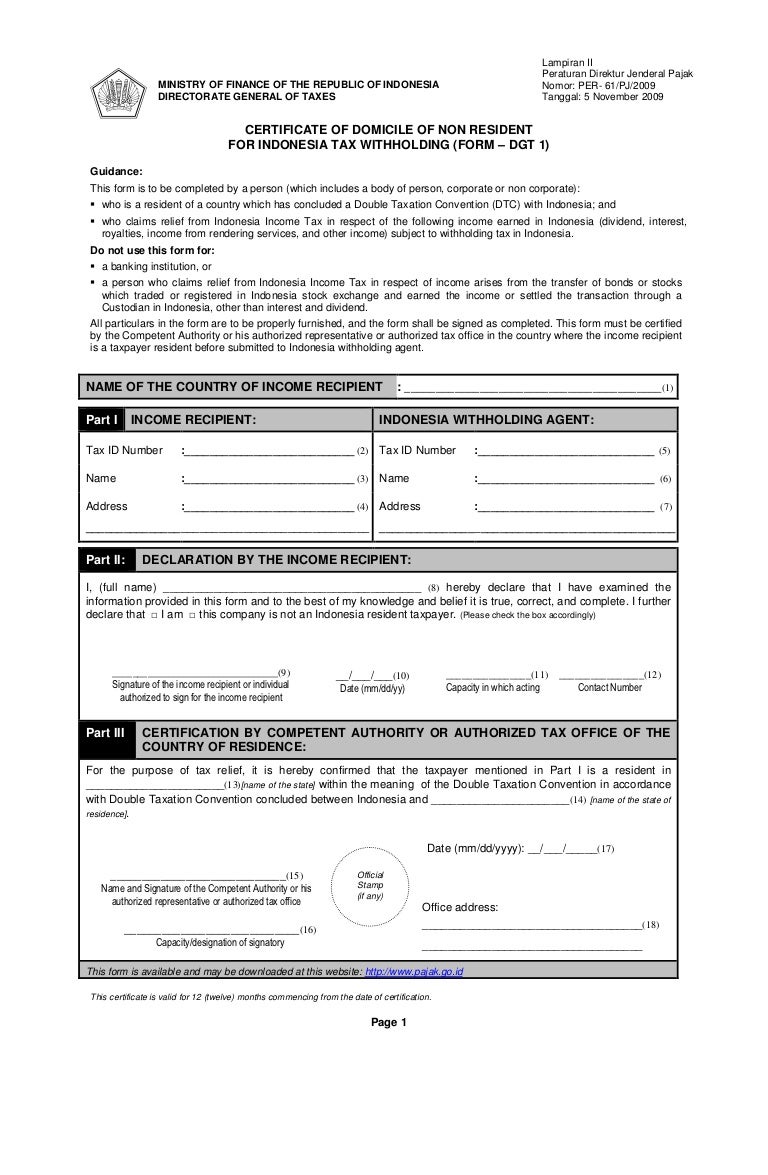 Cod form-dgt 1