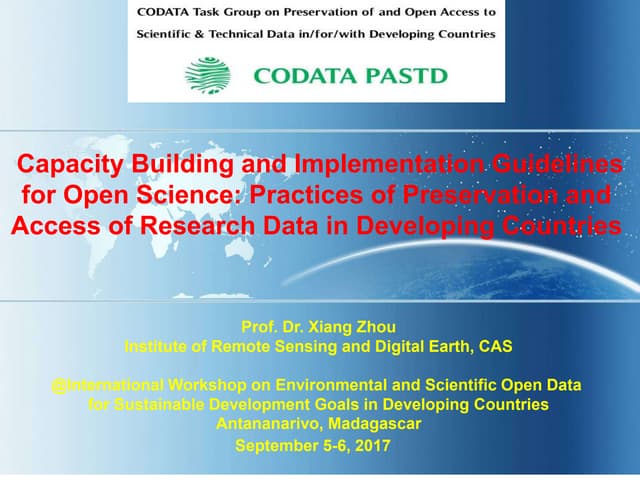 Capacity Building and Implementation Guidelines for Open Science: Practices o...