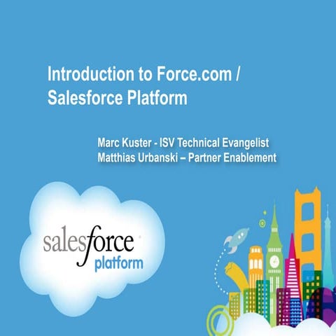 Introduction Force.com-Platform / Salesforce.com