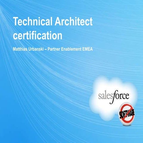 Salesforce Technical Architect Certification