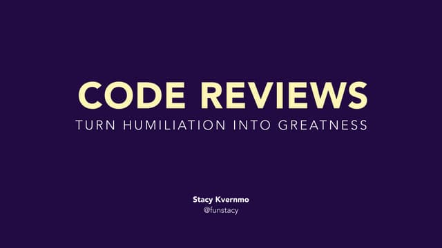 Sass Code Reviews - How one code re...