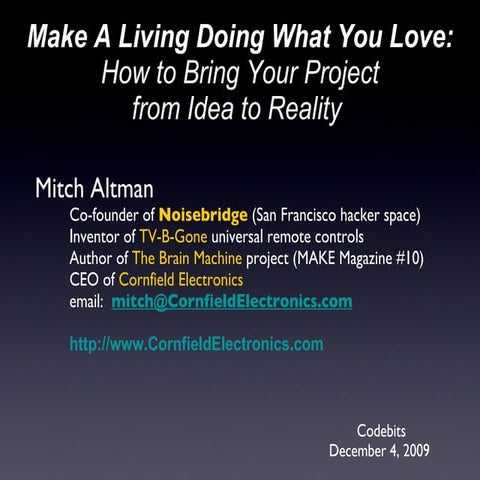 Codebits Idea To Reality