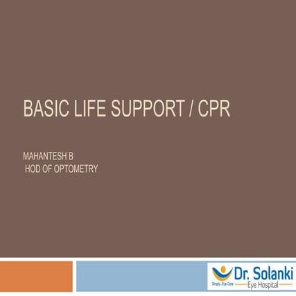Code blue BLS BASIC LIFE SUPPORT