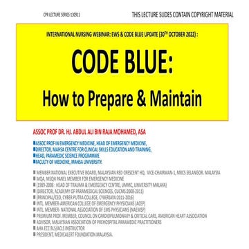 Hospital Emergency codes | PPTX
