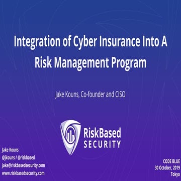 Cyber liability insurance | PPT