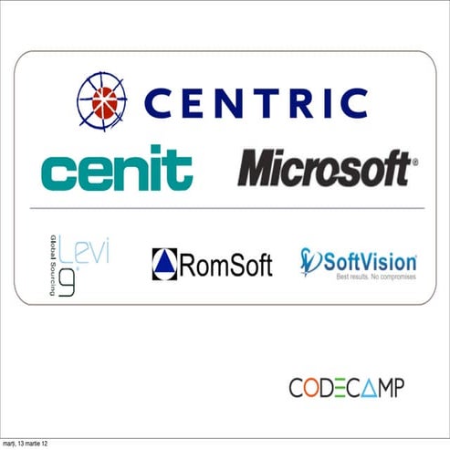 CodeCamp Iasi 10 march 2012 - UTF-8