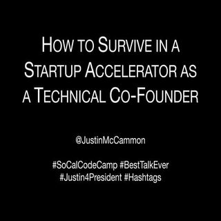 How to Survive in a Startup Acceler...