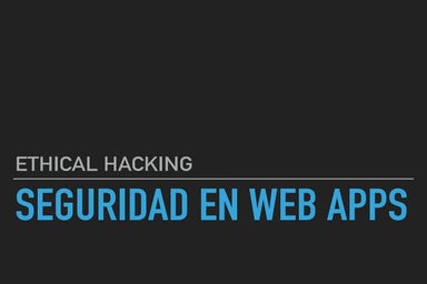 Web App Security, Ethical hacking for CodeCamp SDQ 5