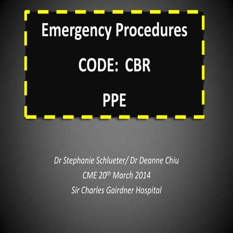 CBR Disaster Management | PPTX