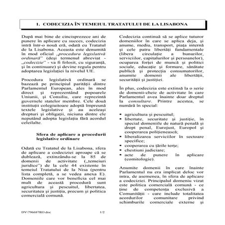 Codecizia,subsidiaritatea si proportionalitatea