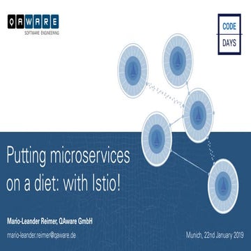 Putting microservices on a diet with istio