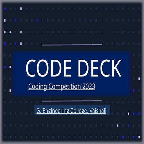 Coding competition insights and Banner ppt .prv.pptx