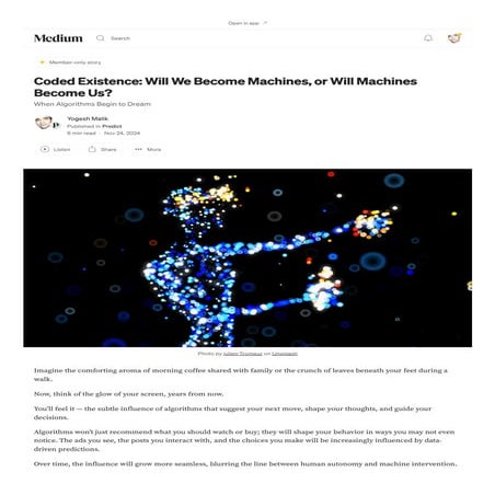 Coded Existence_ Will We Become Machines, or Will Machines Become Us_ _ by Yo...