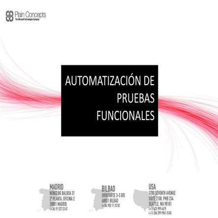 Automatización de pruebas funcionales
