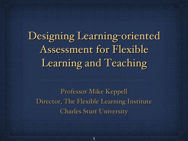 CODE_Assessment for Flexible Learning