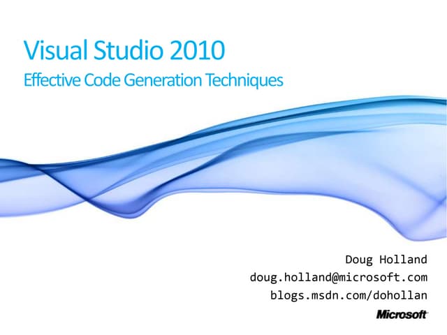 Code generation