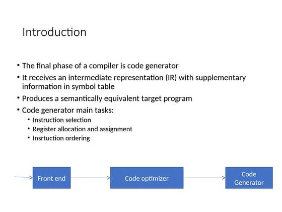 Directed Acyclic Graph Representation of basic blocks | PPT