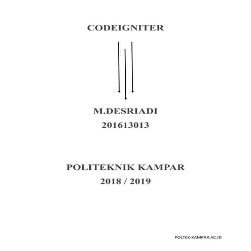 Task CodeIgniter | Siti Nurjannah | PDF