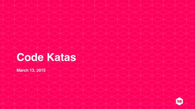 Code Katas