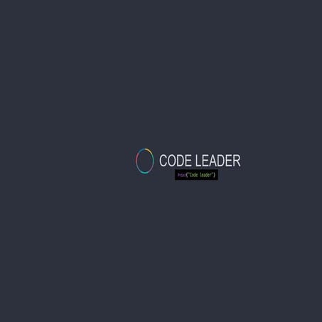 Code leader2 | PPT