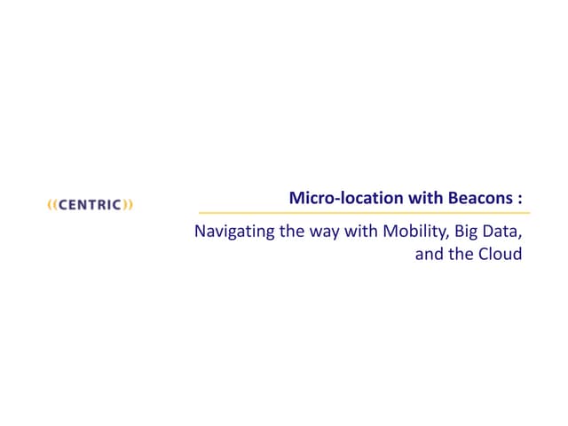Micro-Location with Beacons