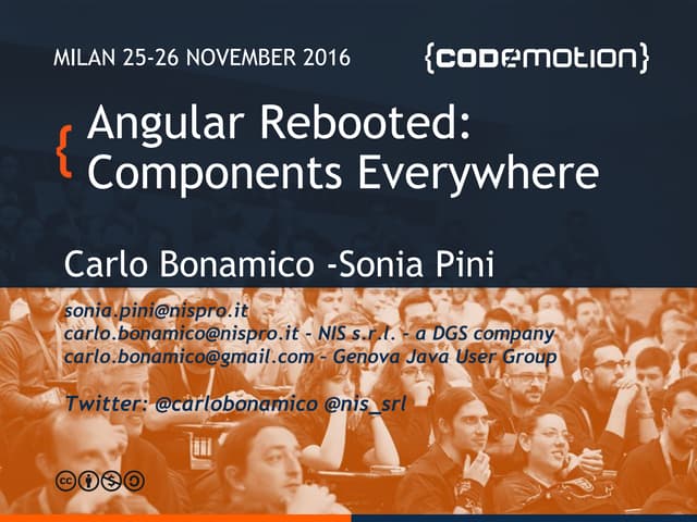 Angular Rebooted: Components Everywhere