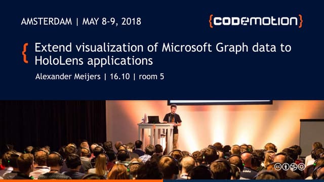 Code motion - Extend visualization of microsoft graph data to hololens applic...