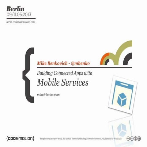 Codemotion Berlin-Mobile Services