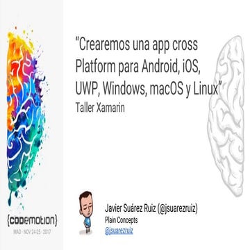 Codemotion 2017 - Taller Xamarin