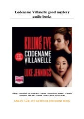 Codename Villanelle good mystery audio books