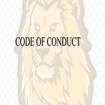 Code of conduct
