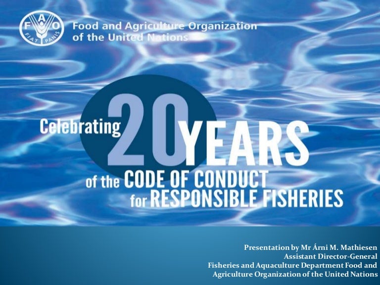 Celebrating 20 years of the Code of conduct for Responsible Fisheries