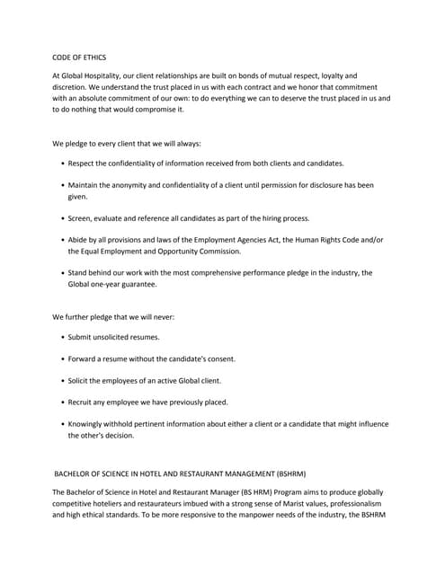 Personal code of ethics statement example - needwriters.x.fc2.com