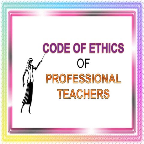 Code of ethics powerpoint