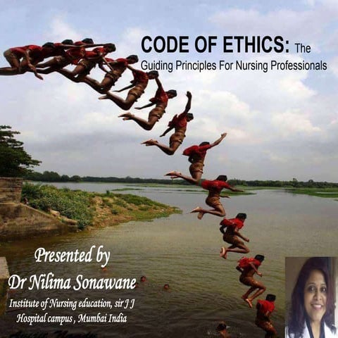 Code of ethics for the nursing professionals