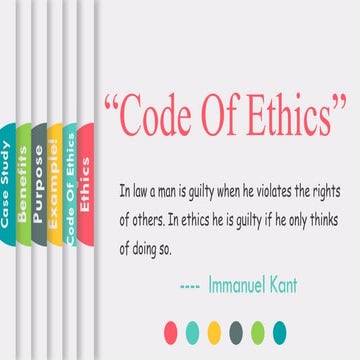Code of Ethics!!!