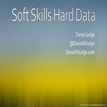 Soft Skills Hard Data