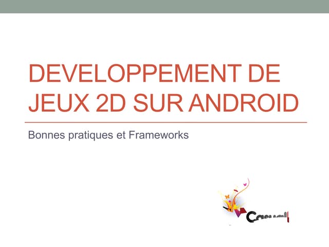 Coder des jeux en 2D ou 3D sur mobi...