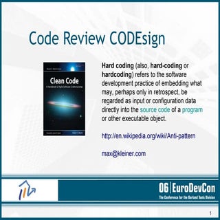 Codereview Topics